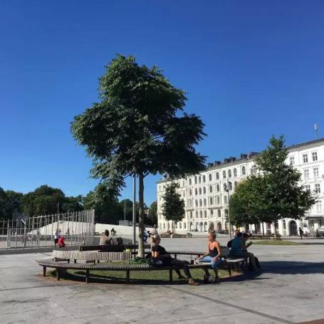 哥本哈根Israel广场丰富的公共空间，图片来自冯婧